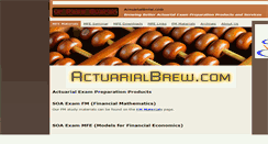 Desktop Screenshot of actuarialbrew.com